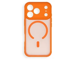 Dėklas Oem Case for iPhone 17 Pro / 18 Pro Full Matte Mag Cover compatible with MagSafe oranžinis
