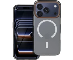 Dėklas Oem Case for iPhone 17 Pro / 18 Pro Go Oranžinis compatible with MagSafe juodas
