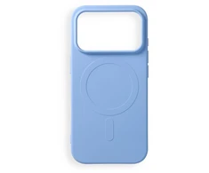 Dėklas Oem Case for iPhone 17 Pro / 18 Pro Silicone Mag Cover compatible with MagSafe (big hole) light mėlynas