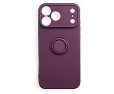 Dėklas Oem Case for iPhone 17 Pro Max / 18 Pro Max Silicone Ring dark cherry