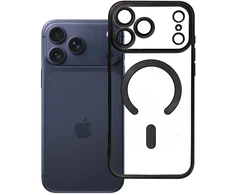 Oem dėklas, skirtas iPhone 17 Pro Max / 18 Pro Max Electro Mag dangtelis, suderinamas su MagSafe, juodas
