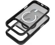 Dėklas Case for iPhone 17 Pro Max / 18 Pro Max Forcell F-Protect Smoke Hybrid Premium compatible with MagSafe juodas