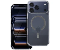 Dėklas Oem Case for iPhone 17 Pro Max / 18 Pro Max Drop Glue Colorful Ring Mag Cover compatible with MagSafe pilka