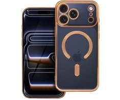 Dėklas Oem Case for iPhone 17 Pro Max / 18 Pro Max Electro Mag Cover compatible with MagSafe auksinis
