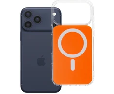 Oem dėklas, skirtas iPhone 17 Pro Max / 18 Pro Max Clear Fusion Mag dėklas, suderinamas su MagSafe, hermes oranžinė