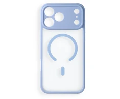 Dėklas Oem Case for iPhone 17 Pro Max / 18 Pro Max Full Matte Mag Cover suderinamas su MagSafe mėlynas