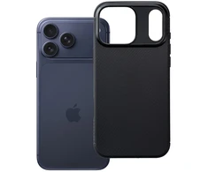 Dėklas Oem Case for iPhone 17 Pro Max / 18 Pro Max Carbon Premium juodas