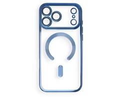 OEM dėklas, skirtas iPhone 17 Pro Max / 18 Pro Max Electro Mag dangtelis, suderinamas su MagSafe, tamsiai mėlynas