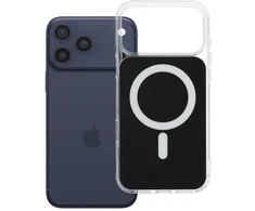 Dėklas Oem Case for iPhone 17 Pro Max / 18 Pro Max Clear Fusion Mag Cover compatible with MagSafe juodas