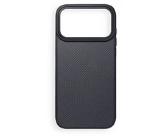 Oem dėklas, skirtas iPhone 17 Pro Max / 18 Pro Max Carbon Elite Mag Cover, suderinamas su MagSafe, juodos spalvos