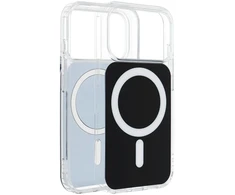 Dėklas Oem Case for iPhone 17 Pro Max / 18 Pro Max Clear Fusion Mag Cover compatible with MagSafe juodas
