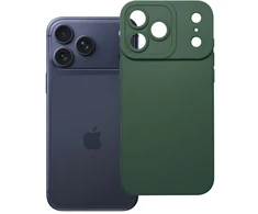 Dėklas Oem Case for iPhone 17 Pro Max / 18 Pro Max Matt 2.0 dark žalias