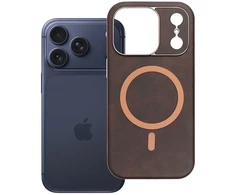Dėklas Oem Case for iPhone 18 Pro / 17 Pro Gentleman Mag Cover compatible with MagSafe ruda