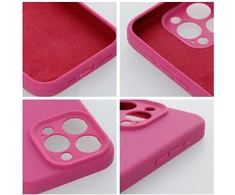 Dėklas Oem Case for iPhone 18 Pro / 17 Pro Silicone 2mm (big hole) compatible with MagSafe pink