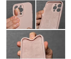 Oem dėklas iPhone 18 Pro Max / 17 Pro Max silikoninis 2mm (didelė kiaurymė) pudros rožinės spalvos