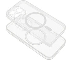 Dėklas Oem Case for iPhone 18 Pro Max / 17 Pro Max Clear Mag Cover (STR / CAMERA PROTECTION) compatible with MagSafe transparent glitter