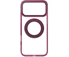 Dėklas Oem Case for iPhone 18 Pro Max / 17 Pro Max Frame Circle Stand compatible with MagSafe dark cherry