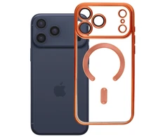 Dėklas Oem Case for iPhone 18 Pro Max / 17 Pro Max Electro Mag Cover compatible with MagSafe oranžinis