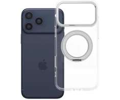 Dėklas Oem Case for iPhone 18 Pro Max / 17 Pro Max Frame Circle Stand compatible with MagSafe transparent