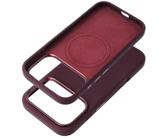 Dėklas iPhone 18 Pro Max / 17 Pro Max Forcell F-Protect Frame Premium, suderinamas su Magsafe, tamsiai vyšninės spalvos