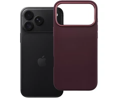 Dėklas iPhone 18 Pro Max / 17 Pro Max Forcell F-Protect Frame Premium, suderinamas su Magsafe, tamsiai vyšninės spalvos