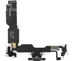OEM įkrovimo lankstus USB įkroviklis IPHONE 15 Plus juodas (ištrauktas)