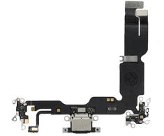 OEM įkrovimo lankstus USB įkroviklis IPHONE 15 Plus juodas (ištrauktas)