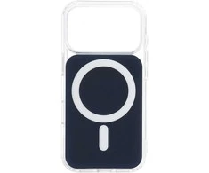 Nešiojamas kompiuteris 4Kom Oem Case for iPhone 16 PRO MAX Clear Fusion Mag Cover compatible with MagSafe navy mėlynas