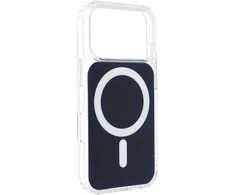 Nešiojamas kompiuteris 4Kom Oem Case for iPhone 16 Clear Fusion Mag Cover compatible with MagSafe navy mėlynas