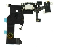 Oem Dock Connector Flex Cable iPhone 5 baltas