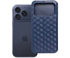OEM atverčiamas dėklas iPhone 17 PRO / 18 PRO Cubic Book mėlynas