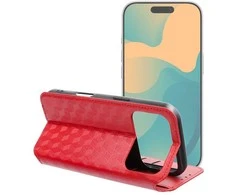 Dėklas Oem Flip case for iPhone 17 PRO Cubic Book red