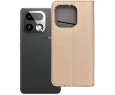 Dėklas Flip case, skirtas Realme 16 PRO PLUS, Smart Case Book auksinis