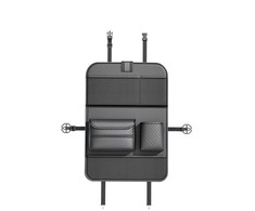 Oem Foldable Automobilio organaizeris for front seats with compartments D03-B juodos spalvos