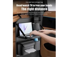 Oem Foldable Automobilio organaizeris for front seats with compartments D03-B juodos spalvos