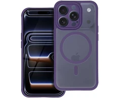 Dėklas Oem Case for iPhone 14 PRO Full Matte Mag Cover compatible with MagSafe violetinė