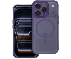 Dėklas Oem Case for iPhone 14 Full Matte Mag Cover compatible with MagSafe violetinė