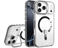 Nešiojamas kompiuteris Oem Case for iPhone 16 PRO Lens Mag Cover compatible with MagSafe juodas