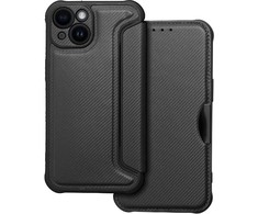 Dėklas Oem RAZOR Book skirtas Apple iPhone 14 juodos spalvos