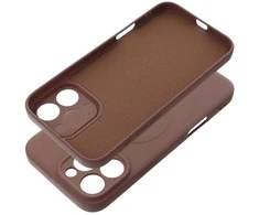 Dėklas Oem Case for iPhone 17 PRO MAX Silicone Mag Cover compatible with MagSafe ruda