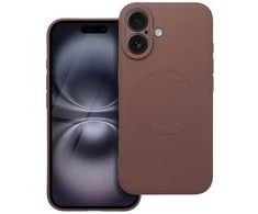 Dėklas Oem Case for iPhone 17 AIR Silicone Mag Cover compatible with MagSafe ruda