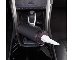 Oem Tube-shaped tissue dispenser juodos spalvos