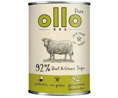 OLLO Pure Jawbone and Tripe - Šlapias Maistas šunims - 400g