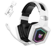 ONIKUMA GT806 žaidimams ausinės (baltas)