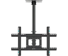 ONKRON Ceiling mount for TV 32"-80" max 68 kg, tilt-swivel, juodas