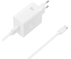 Oppo VCBAOBEH 100W USB-A Wall Charger with USB-A - USB-C Cable - Baltas