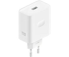 Oppo VCBAOBEH 100W USB-A Wall Charger with USB-A - USB-C Cable - Baltas