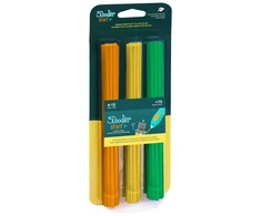 3Doodler Start Filament Eko | 2.5mm | 75 vnt | 3 spalvų Tangerine Tang/ Lemon Zest/Spring Žalias