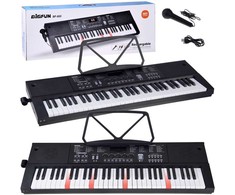 Jokomisiada Organ CLASSIC KEYBOARD 61-keys with a wood feel + microphone IN0184