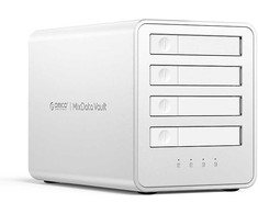 Orico 8848RC3 DAS serijos 4 skyrių 2,5" HDD/SSD/M.2 SATA/mSATA diskų masyvas – Baltas